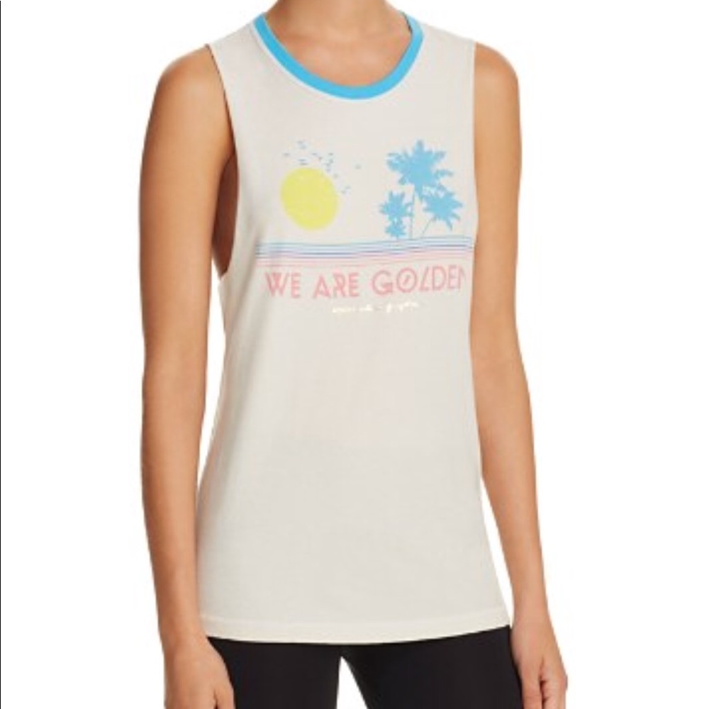 NWOT Spiritual Gangster We Are Golden Tank